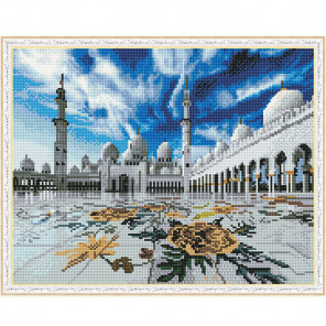  Мечеть шейха Зайда Картина мозаикой с нанесенной рамкой на подрамнике Molly KM0210