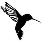Птичка Трафарет-силуэт Marabu ( Марабу )