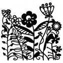 Цветы Трафарет-силуэт Marabu ( Марабу )