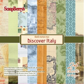 Итальянские каникулы Набор бумаги 15х15 см для скрапбукинга, кардмейкинга ScrapBerrys