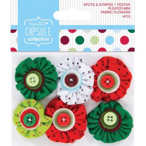 Spots & Stripes Festive Цветы для скрапбукинга, кардмейкинга Docrafts