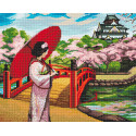 Японский сад Алмазная вышивка мозаика Алмазное Хобби