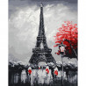  Вечер в Париже Картина по номерам на дереве KD0688