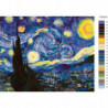 Летняя звездная ночь Ван Гог Раскраска картина по номерам на холсте