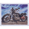 Фото холста Harley-Davidson Sportster Алмазная мозаика на подрамнике LG226