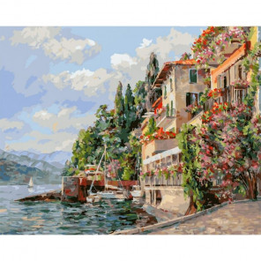 Сложность и количество цветов Лето в Италии Раскраска картина по номерам на холсте 267-AB