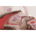 Пещерный дракон Раскраска картина по номерам на холсте