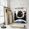 Пример картины в интерьере Радужная нить Раскраска картина по номерам на холсте AAAA-RS0061-60x80