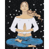  Медитация Раскраска картина по номерам на холсте AAAA-DV05-80x100