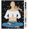 Палитра цветов Медитация Раскраска картина по номерам на холсте AAAA-DV05-80x100