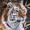 Тигр Раскраска картина по номерам на холсте