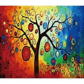 Дерево счастья Алмазная вышивка (мозаика) Color Kit