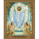 Воскресение Христово Алмазная 5D мозаика с нанесенной рамкой на подрамнике Molly