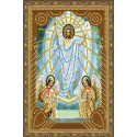 Воскресение Христово Алмазная 5D мозаика с нанесенной рамкой на подрамнике 20х30 см Molly
