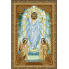  Воскресение Христово Алмазная 5D мозаика с нанесенной рамкой на подрамнике 20х30 см Molly KM0712