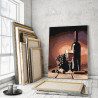 Пример в интерьере Полусладское вино Раскраска картина по номерам на холсте AAAA-RS022-100x125