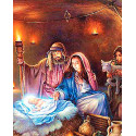 Рождение Иисуса Христа Раскраска картина по номерам на холсте