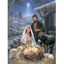 Рождество Христово Алмазная мозаика на подрамнике