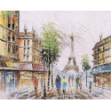 Париж в лучах лета Алмазная мозаика на подрамнике