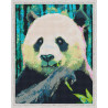  Панда на обеде Алмазная мозаика на подрамнике QA204139