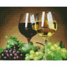  Натюрморт с виноградом Алмазная мозаика вышивка на подрамнике Molly KM0636
