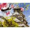  Японская весна Картина по номерам на дереве KD0723