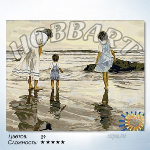  Море любви Раскраска по номерам на холсте Hobbart Lite HB4050013-LITE