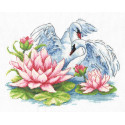 Лебеди Набор для вышивания Многоцветница