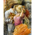 Осеннее свидание Раскраска (картина) по номерам на холсте Iteso