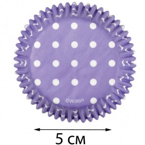 Сиреневый горох Набор бумажных форм для кексов Wilton ( Вилтон )