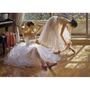 Две балерины Алмазная вышивка (мозаика) Гранни