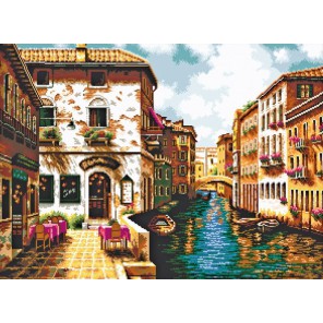 Канал в Венеции Алмазная вышивка (мозаика) Color Kit
