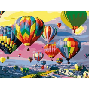  Парад воздушных шаров Раскраска картина по номерам на холсте EX6485