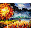 Осенний блюз Раскраска картина по номерам на холсте