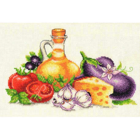  Овощной натюрморт Набор для вышивания Многоцветница МКН 30-14
