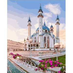 Сложность и количество цветов Мечеть Кул-Шариф в Казани Раскраска картина по номерам на холсте МСА623