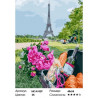 Сложность и количество цветов Французский багет и вино Раскраска картина по номерам на холсте MCA1039