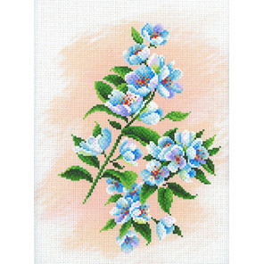  Яблоневый сад Канва с рисунком для вышивки МП Студия СК-058