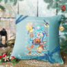 Пример вышитой работы Рождественские гостинцы Набор для вышивания Чудесная игла 100-260