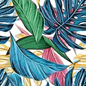 Тропические листья Алмазная мозаика вышивка Гранни