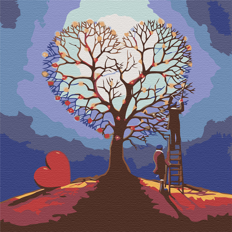 Картина на холсте «Деревья у пруда», Лапрад Пьер (80 х 57 см)