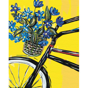 Дамский велосипед Раскраска по номерам на холсте Живопись по номерам RA143
