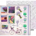 Счастье в мелочах. Прованс Бумага двусторонняя для скрапбукинга, кардмейкинга Арт Узор