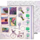 Счастье в мелочах. Прованс Бумага двусторонняя для скрапбукинга, кардмейкинга Арт Узор