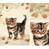  Котенок и листья Набор для вышивания XIU Crafts 2032303