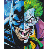  Бэтман и Джокер 100х125 см Раскраска картина по номерам на холсте с неоновыми красками AAAA-RS083-100x125