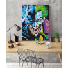 Пример в интерьере Бэтман и Джокер 100х125 см Раскраска картина по номерам на холсте с неоновыми красками AAAA-RS083-100x125