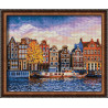 Пример оформления в рамку Амстердам Алмазная вышивка мозаика АЖ-1832