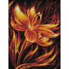  Огненный цветок Алмазная вышивка мозаика АЖ-1852