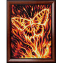 Огненная бабочка Алмазная вышивка мозаика Алмазная живопись